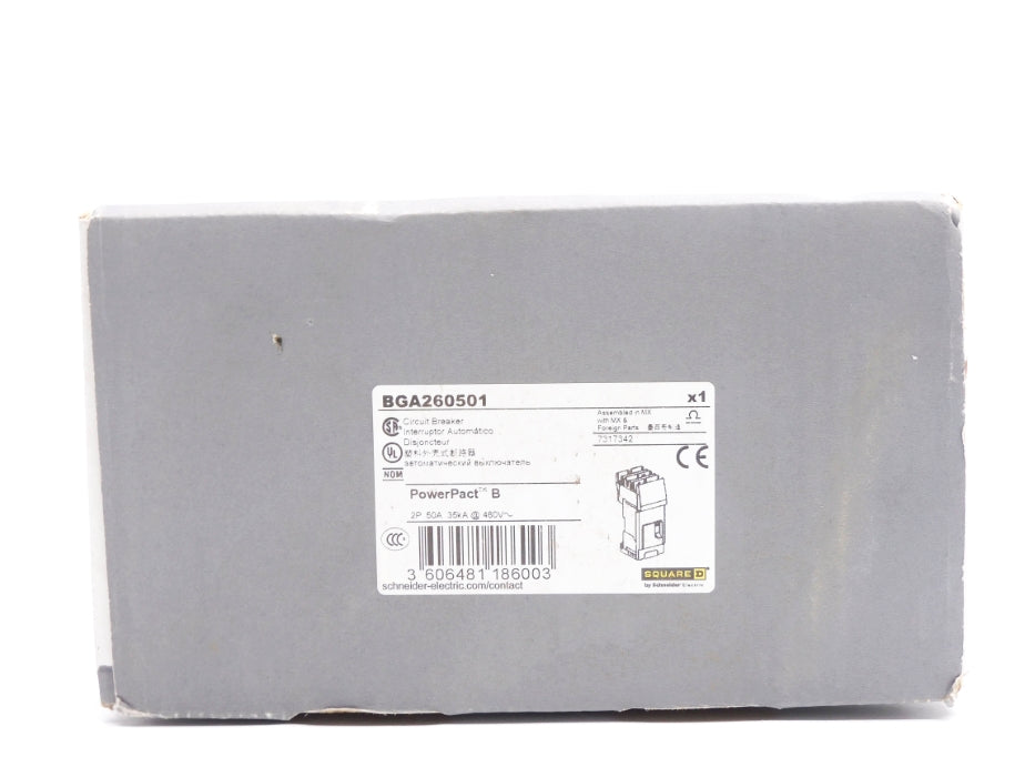 SQUARE D BGA260501 50A 480V NSMP
