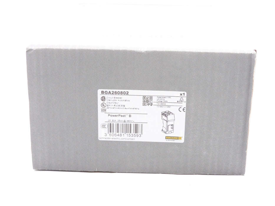 SQUARE D BGA260802 480V 80A NSMP