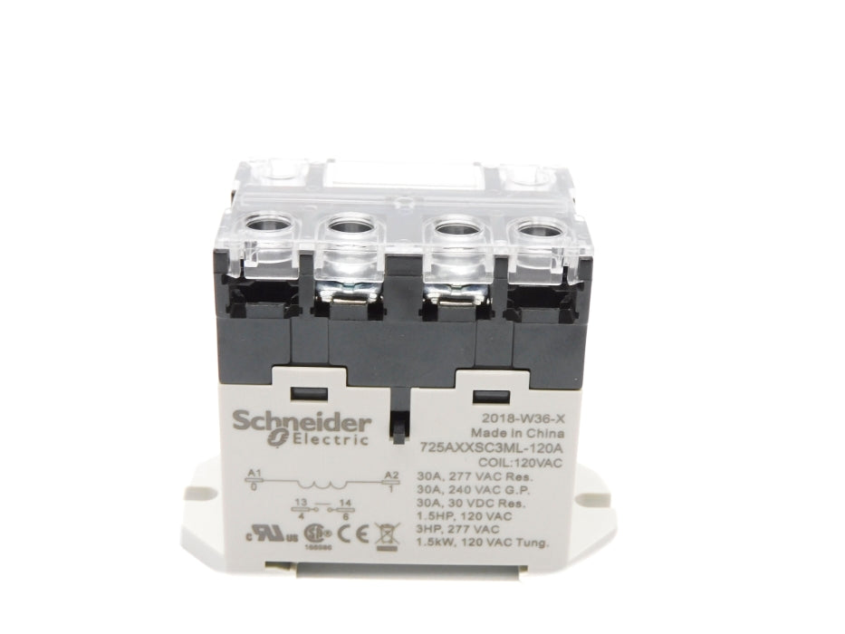 SCHNEIDER ELECTRIC 725AXXSC3ML-120A 120VAC 30A NSNP