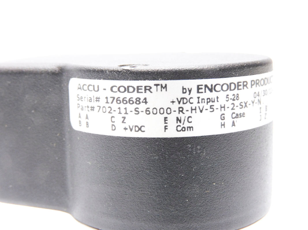 ACCU-CODER 702-11-S-6000-R-HV-5-H-2-S-X-Y-N NSNP