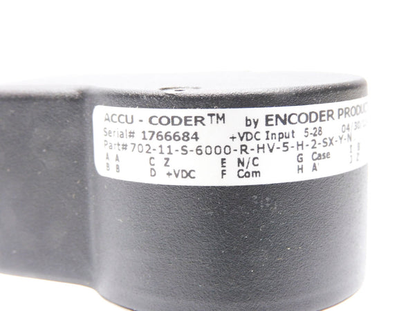 ACCU-CODER 702-11-S-6000-R-HV-5-H-2-S-X-Y-N NSNP