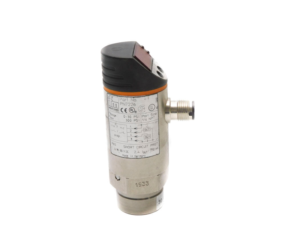IFM EFECTOR PN7226 0-30PSI UNMP