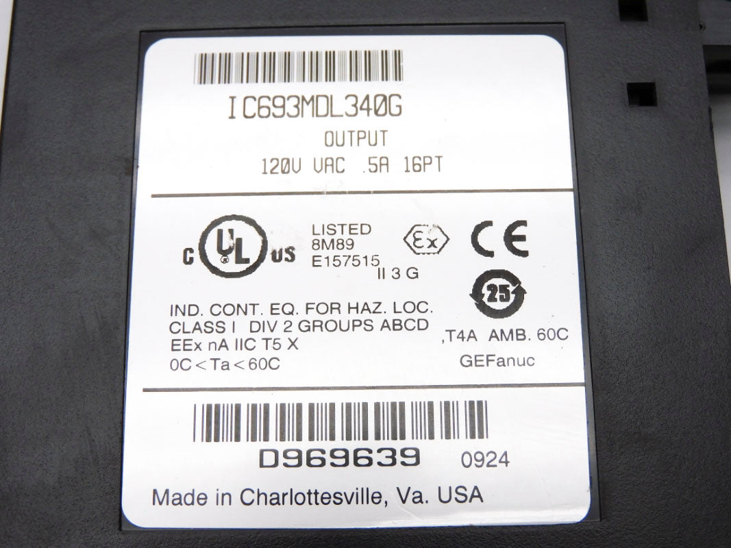 FANUC IC693MDL340G UNMP