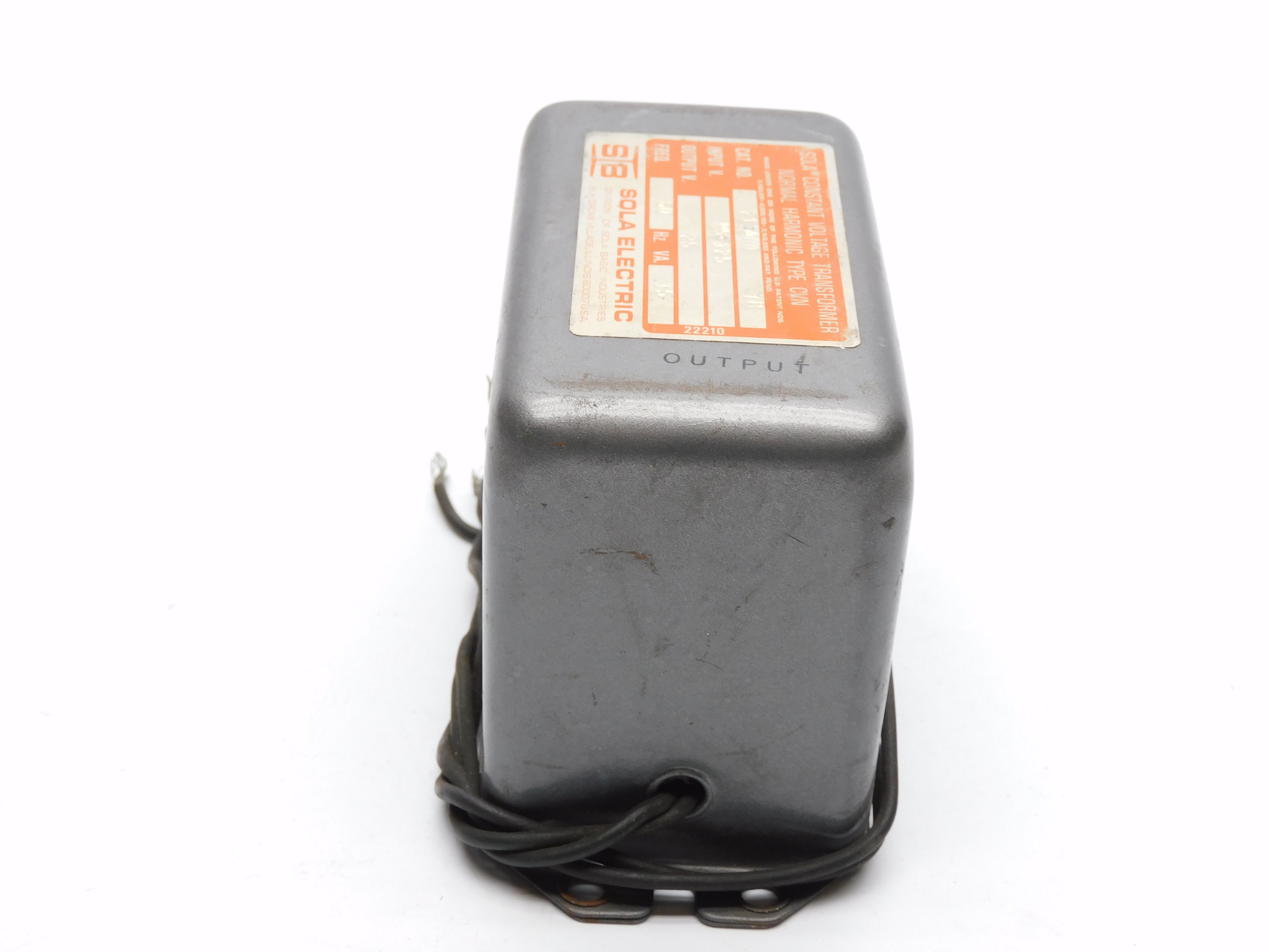 SOLA ELECTRIC 21-400 15VA UNMP