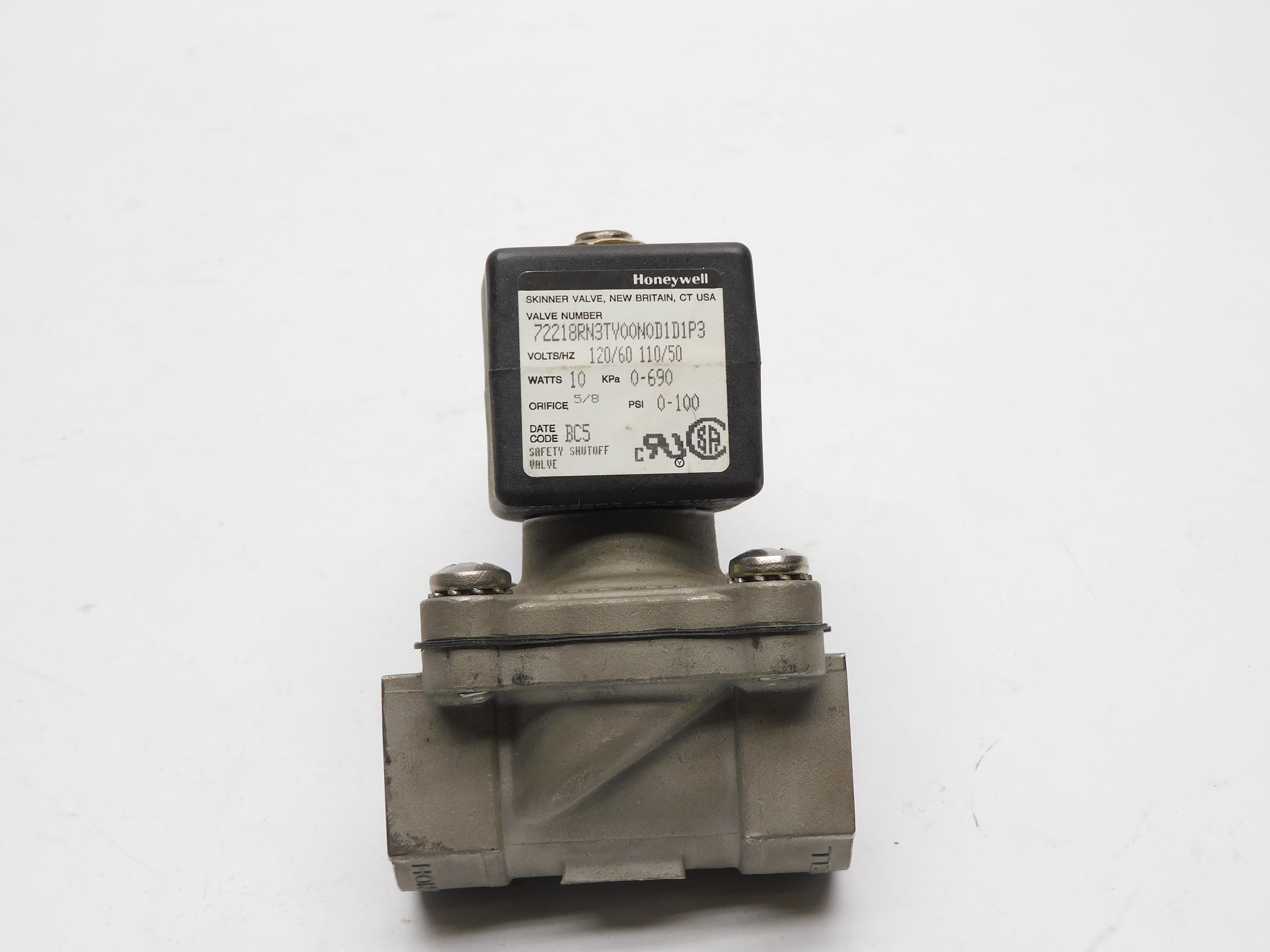 HONEYWELL 72218RN3TYV00N0D1D1P3 120/110V 0-100PSI UNMP