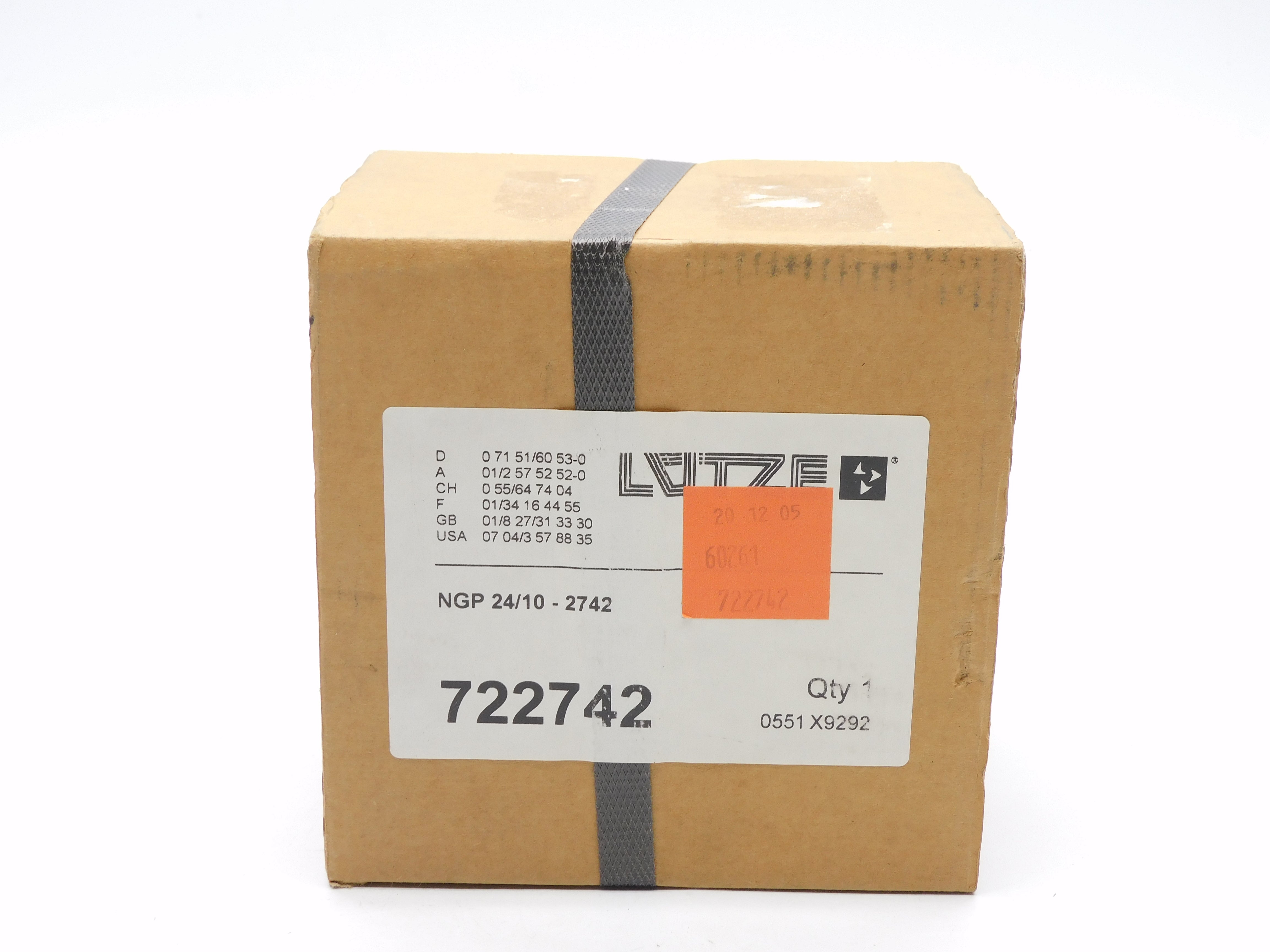 LUTZE NGP24/10-2742 722742 NSFS