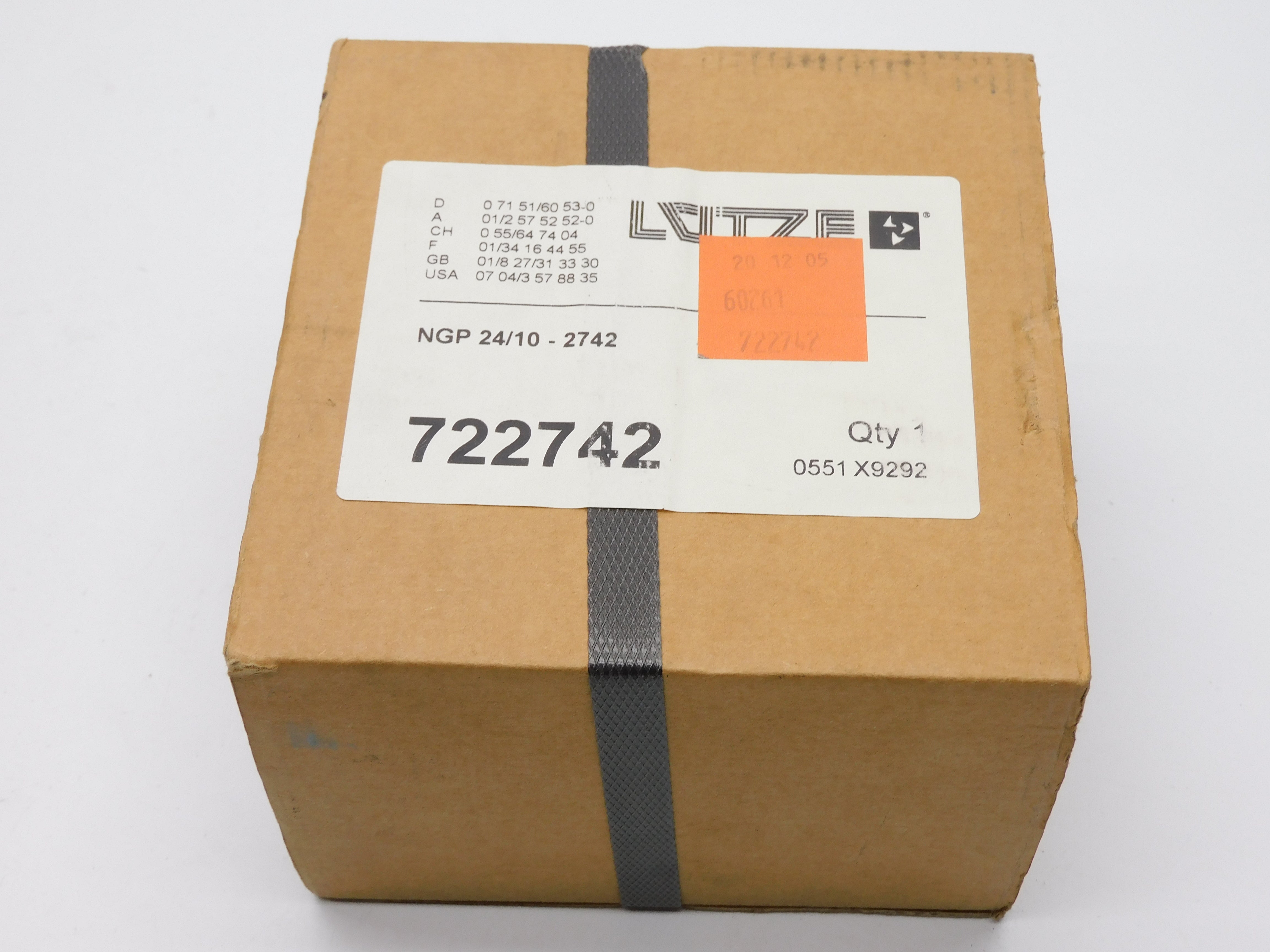 LUTZE NGP24/10-2742 722742 NSFS