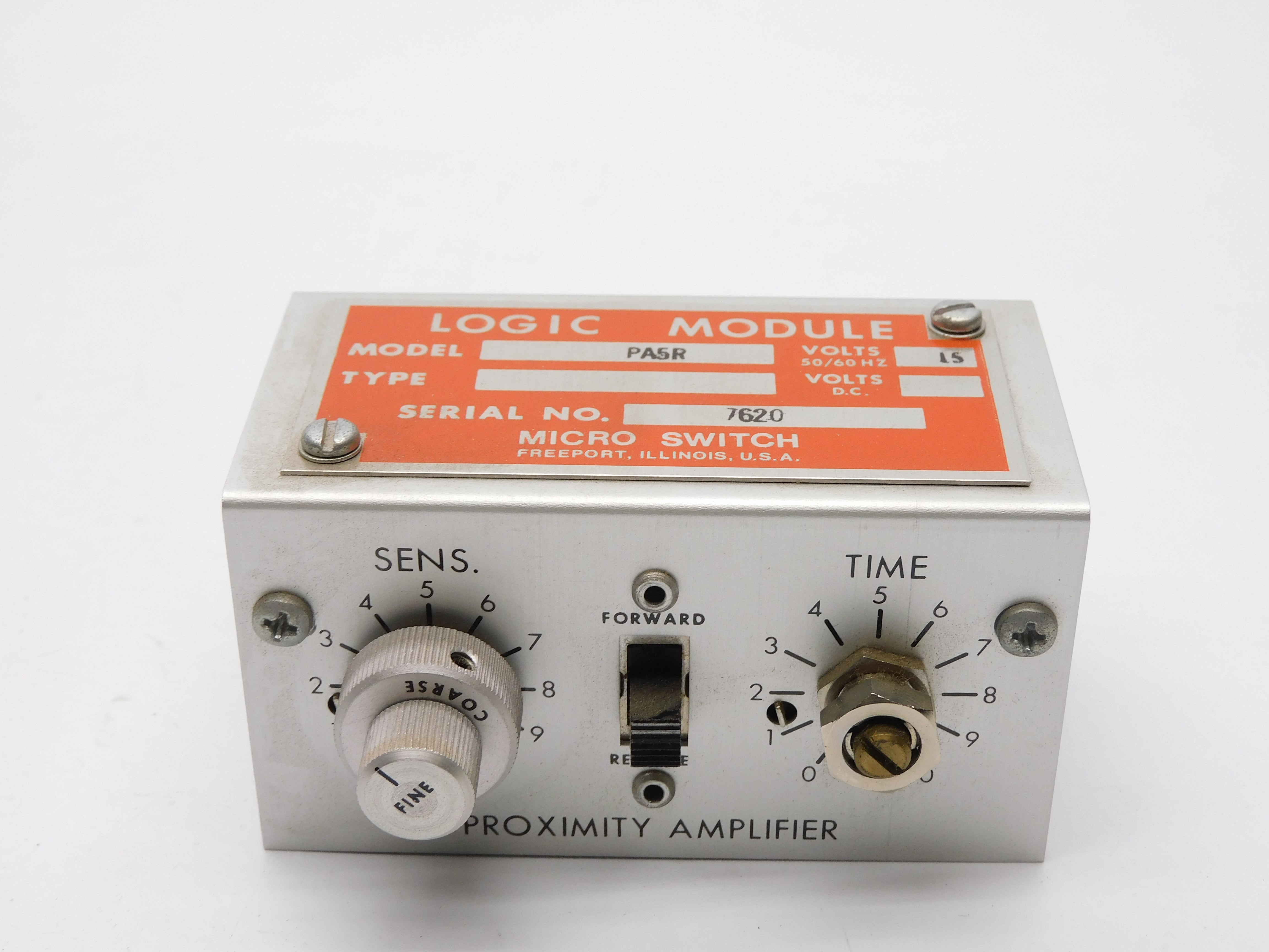 MICRO SWITCH PA5R UNMP