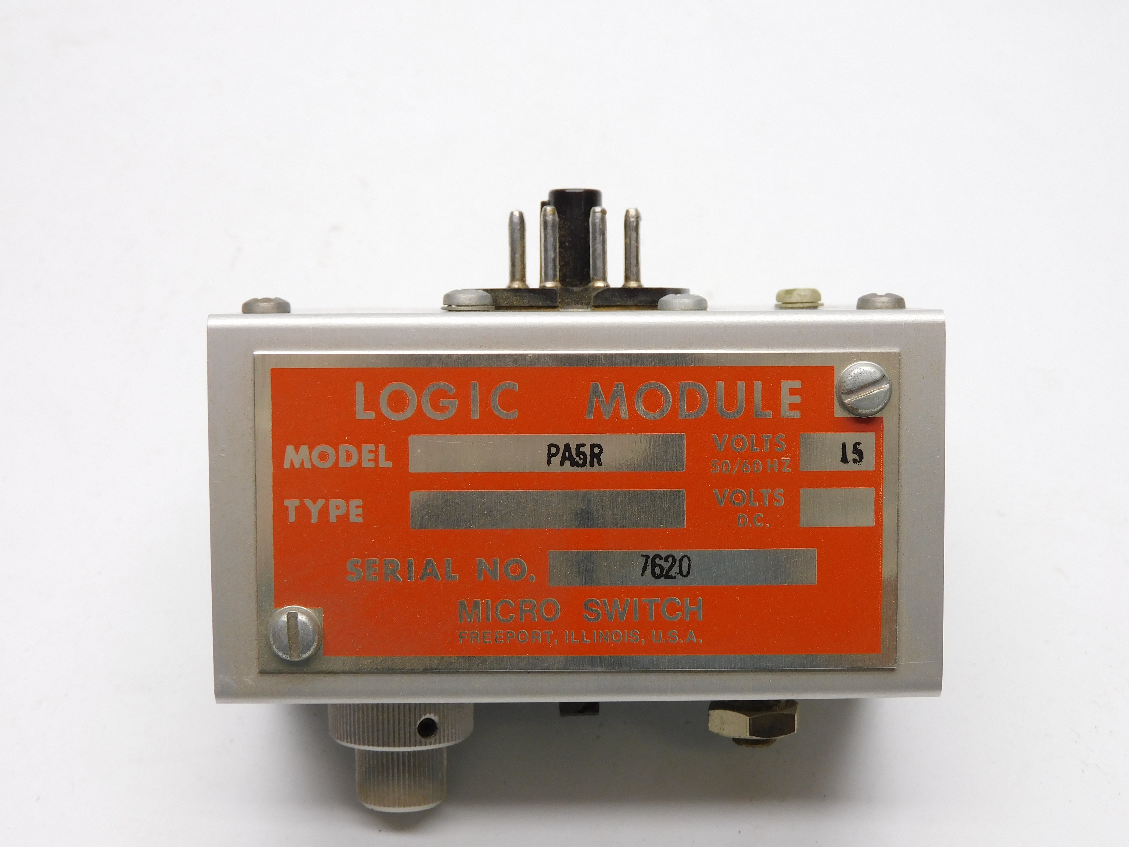 MICRO SWITCH PA5R UNMP