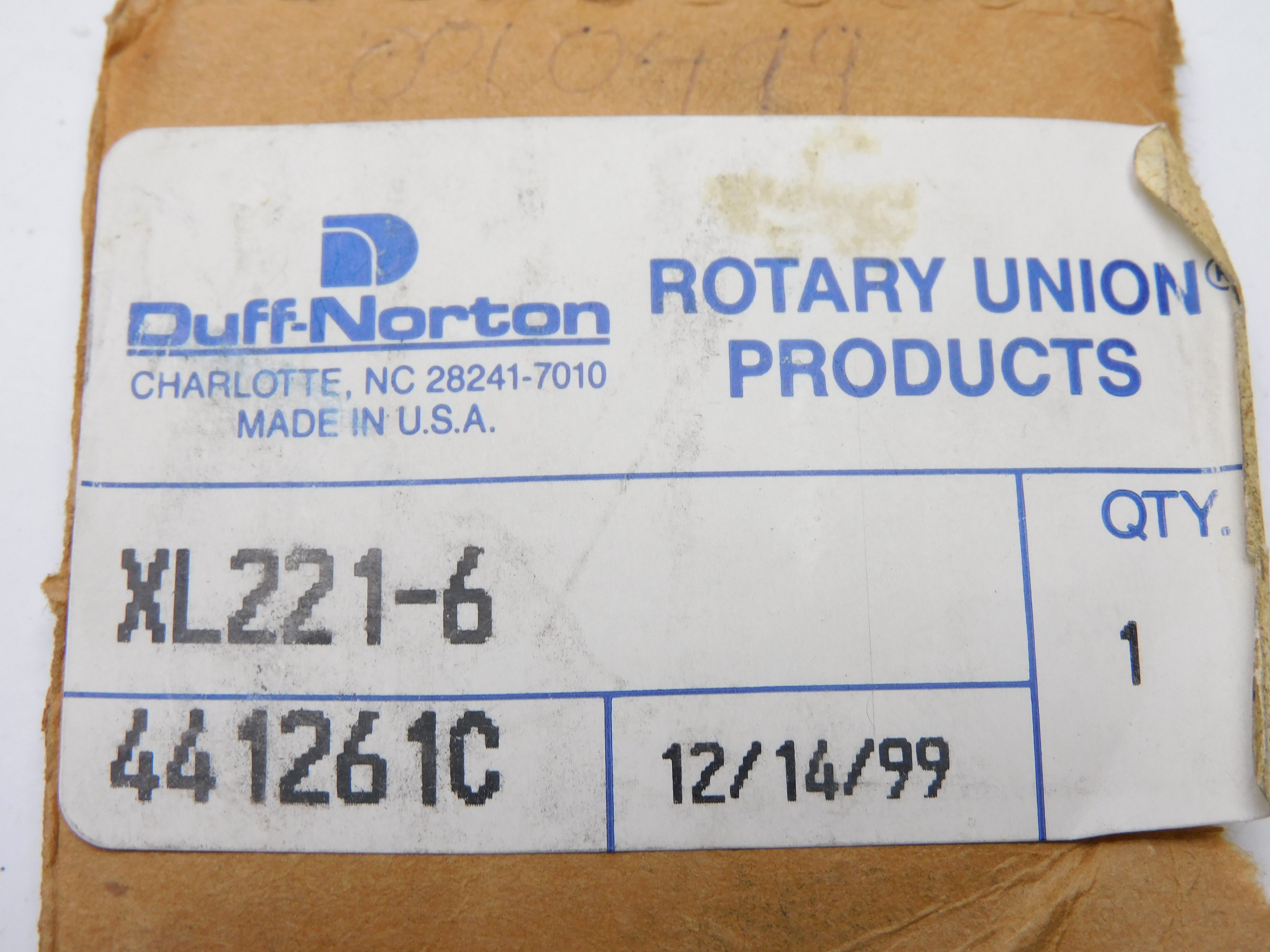DUFF-NORTON XL221-6 UNMP