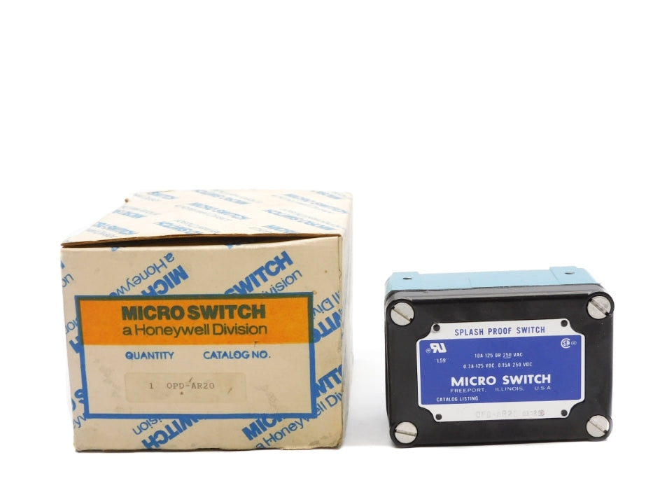 MICRO SWITCH OPD-AR20 250VAC/DC 10A NSMP