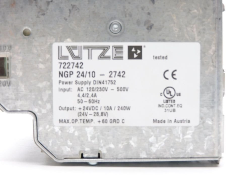 LUTZE NGP24/10-2742 722742 NSMP