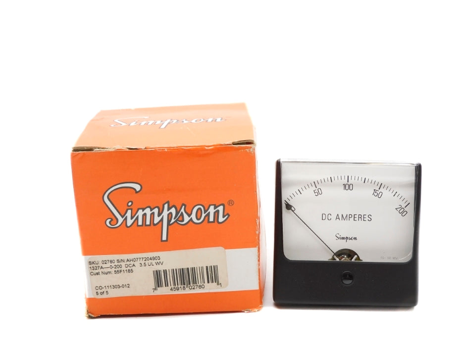 SIMPSON 02760 1327A 0-200DCA NSMP
