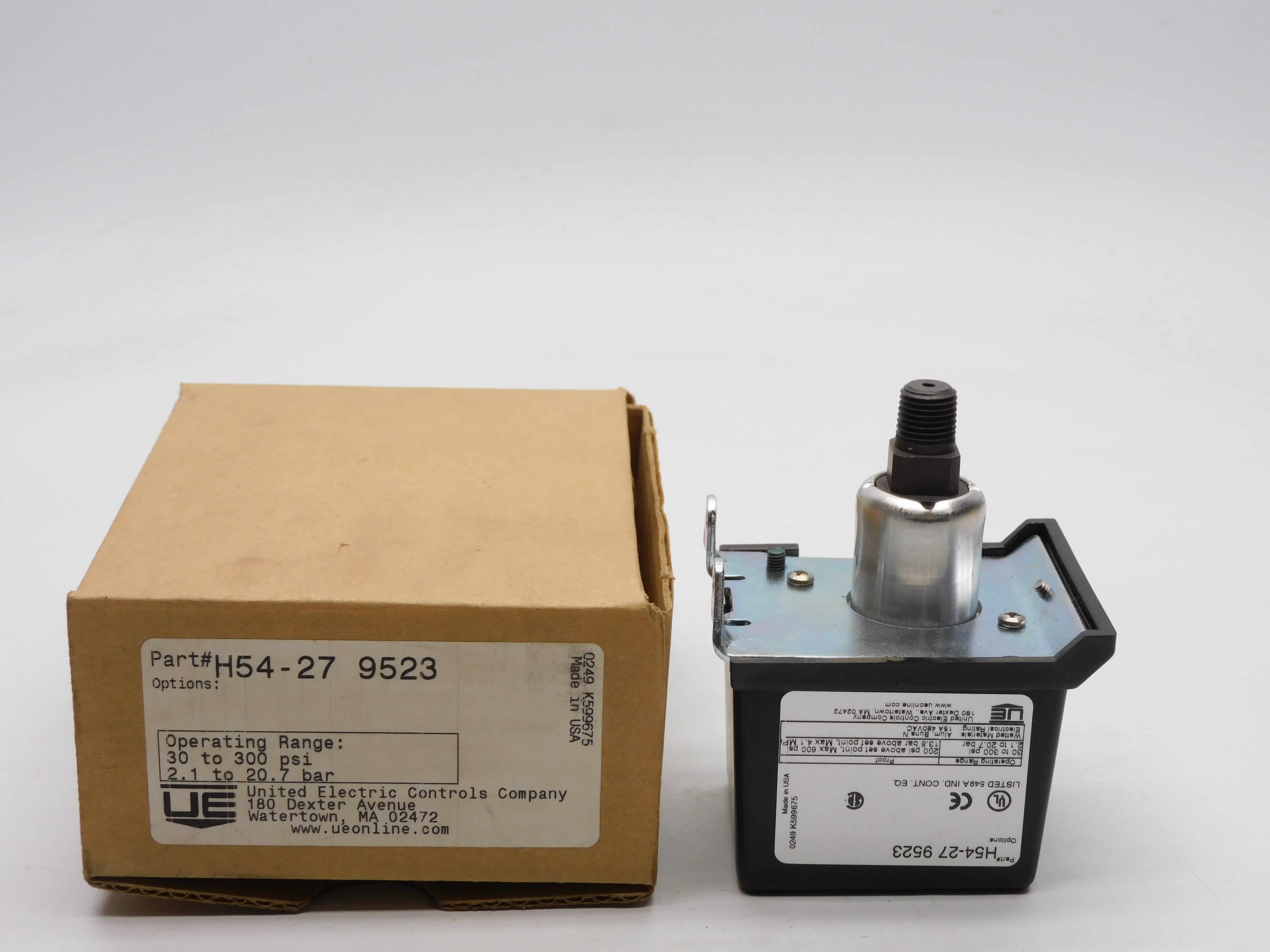 UNITED ELECTRIC H54-27 30-300PSI NSMP