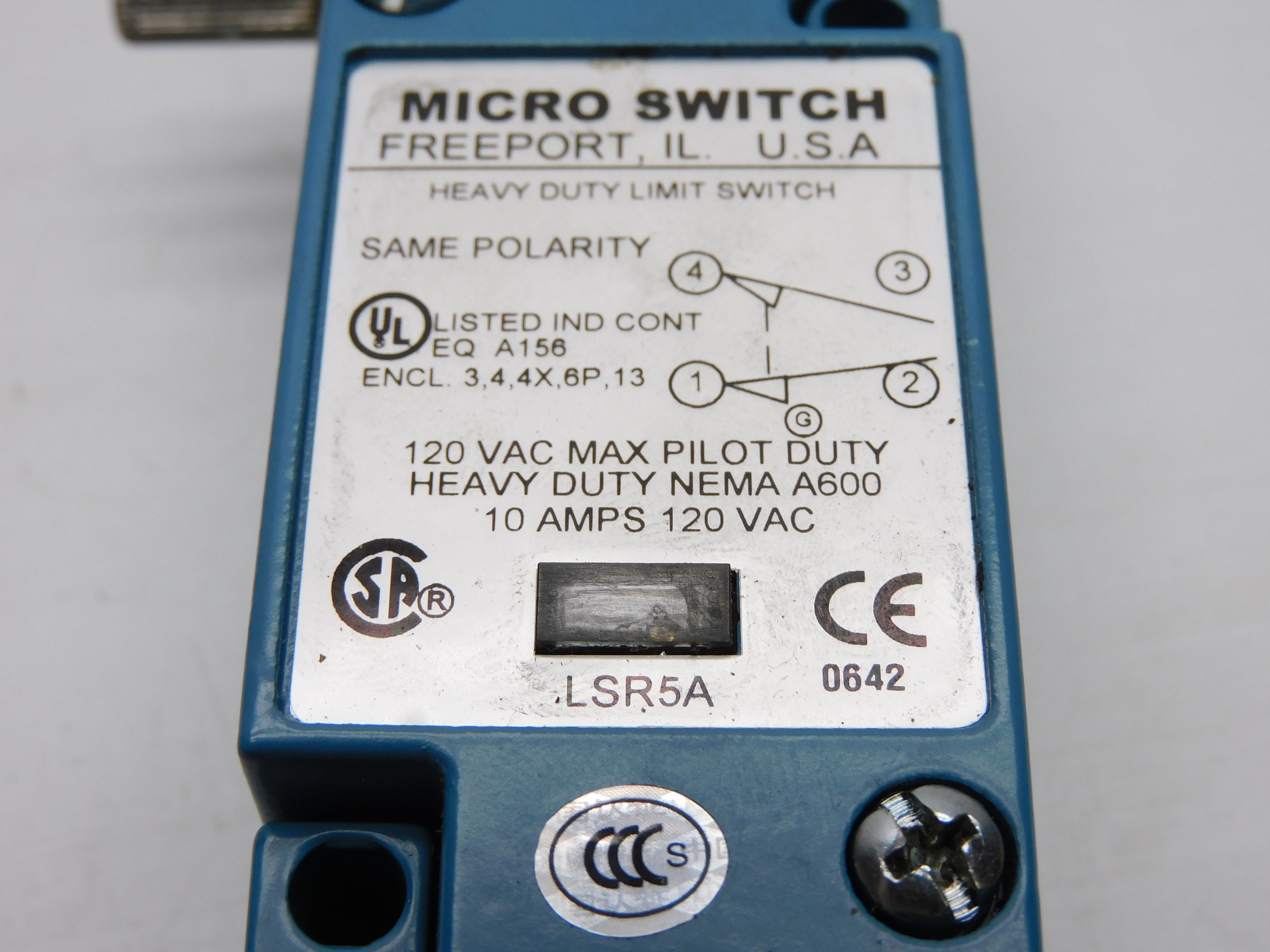 MICRO SWITCH LSR5A UNMP