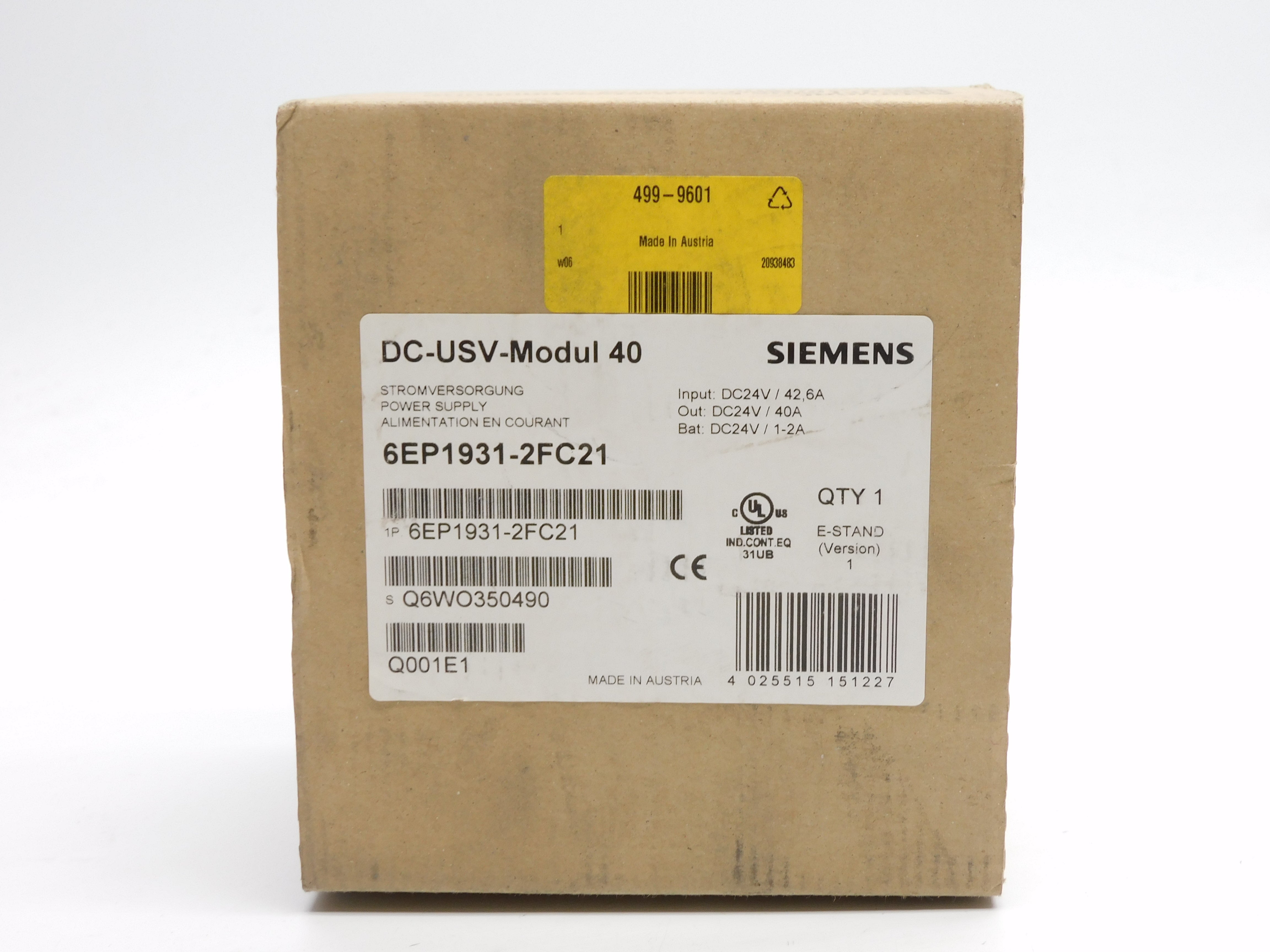SIEMENS 6EP1931-2FC21 NSMP