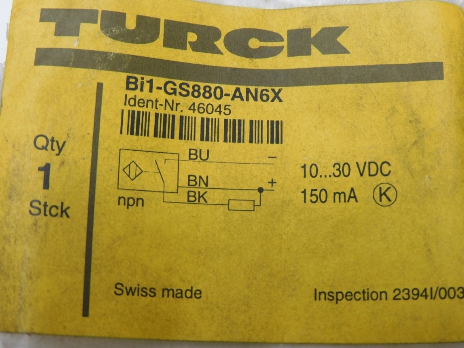 TURCK BI1-GS880-AN6X NSNP