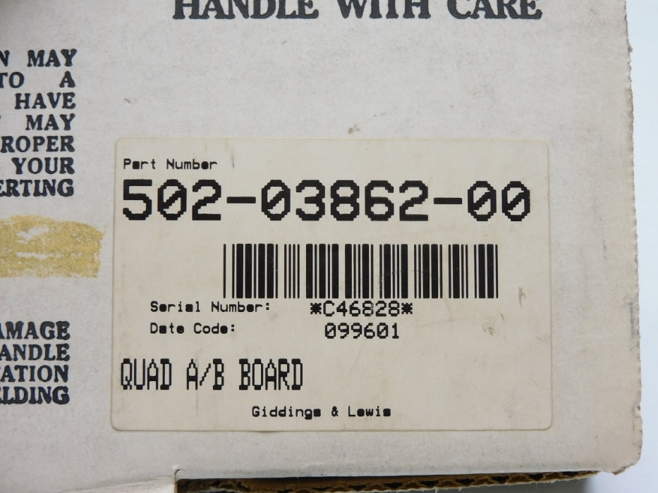 GIDDINGS & LEWIS 502-03862-00 NSMP
