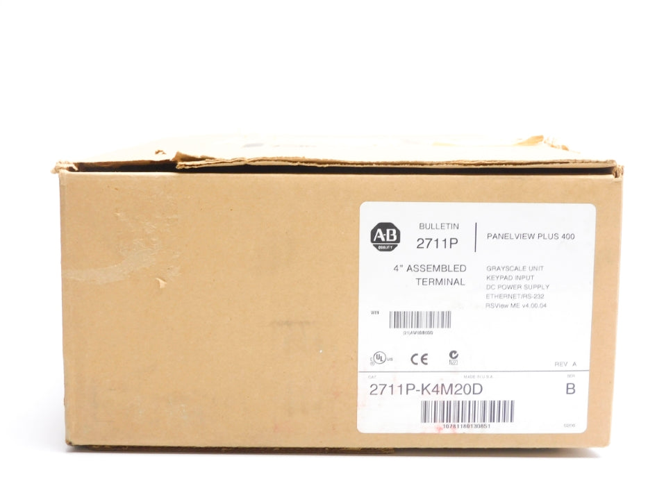 ALLEN BRADLEY 2711P-K4M20D SER. B NSMP