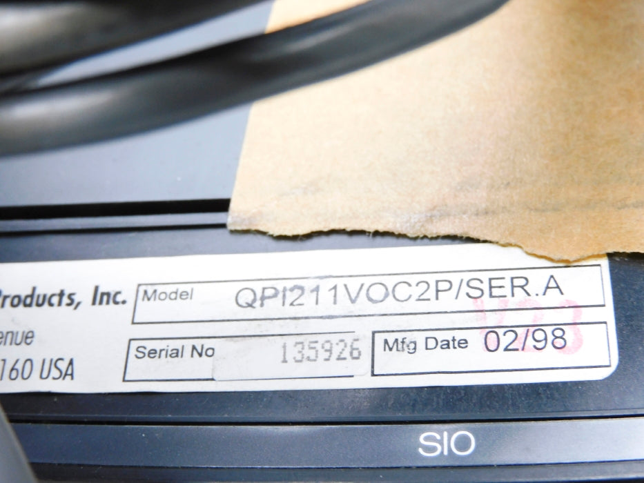 TOTAL CONTROL QPI211VOC2P SER. A UNMP