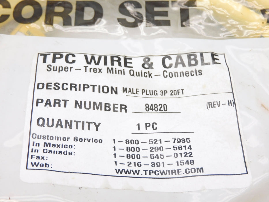 TPC WIRE & CABLE 84820 NSMP