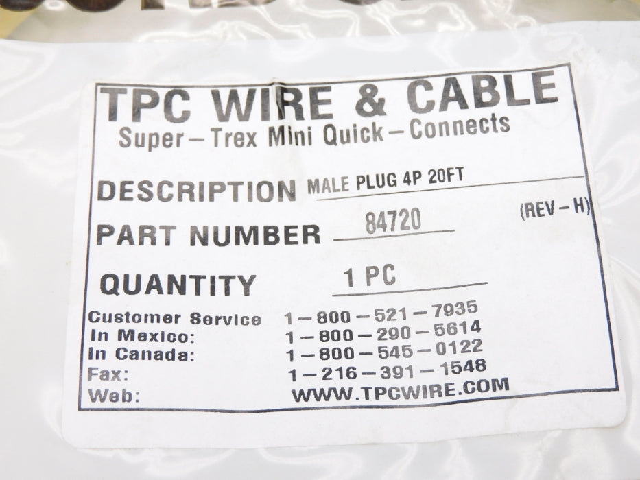 TPC WIRE & CABLE 84720 NSMP