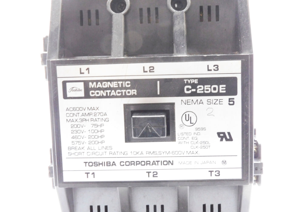 TOSHIBA C-250E 100-110V 115-120V UNMP