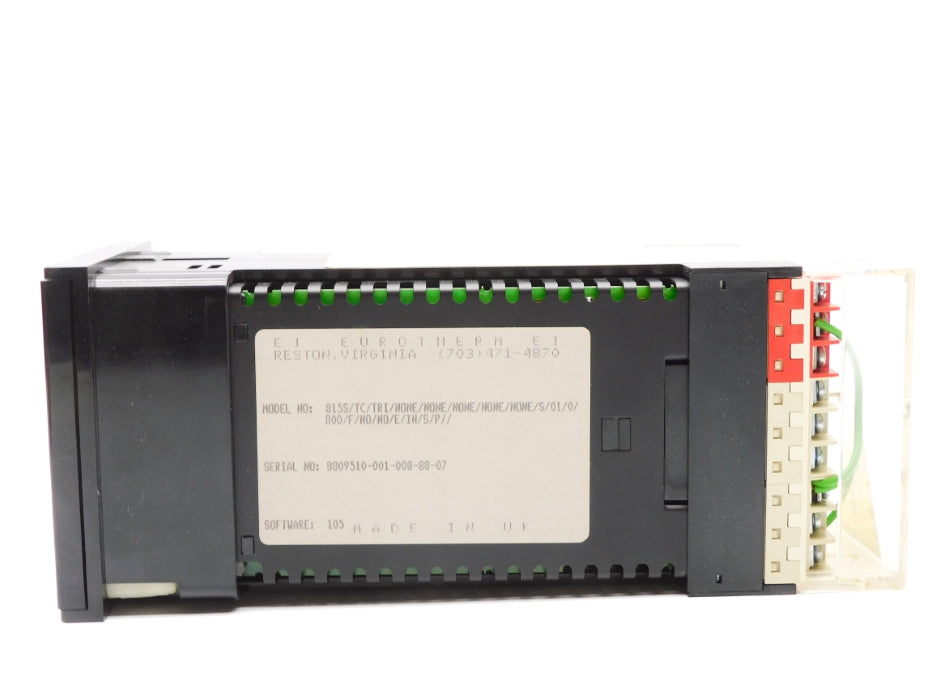 EUROTHERM 815S/TC/TRI/NONE/NONE/NONE/NONE/NONE/S/01 0-800'F NSMP