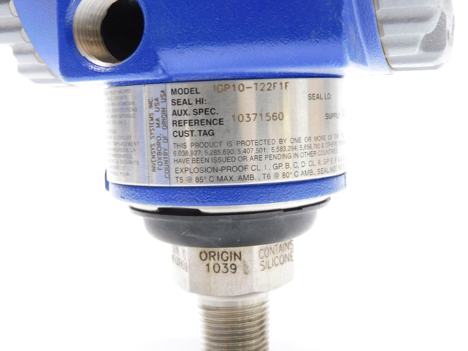 FOXBORO IGP10-T22F1F 0-6000PSI NSNP