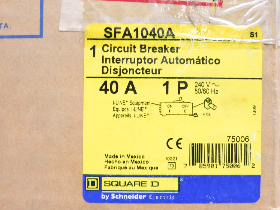 SQUARE D SFA1040A 40A 240V NSMP