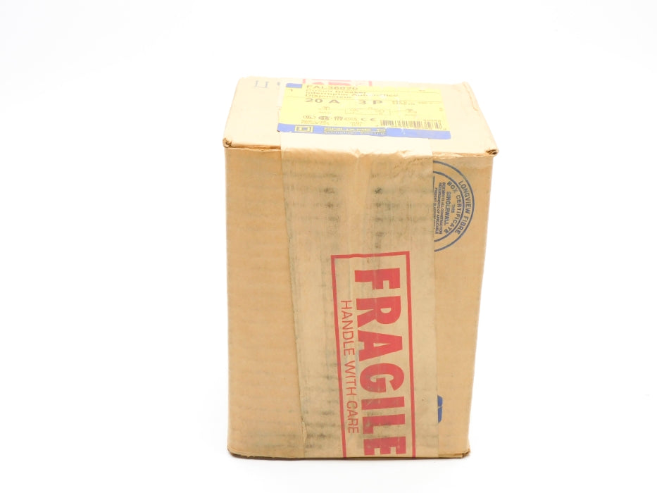 SQUARE FAL36020 20A 600/250V NSFS