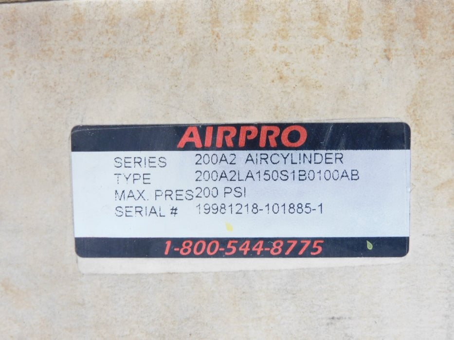 AIRPRO 200A2LA150S1B0100AB 200PSI NSMP