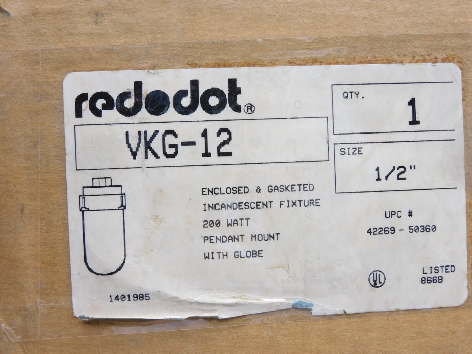 RED DOR VKG-12 (NO BULB) NSMP