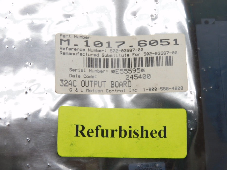 GIDDINGS & LEWIS 502-03567-00 REMAN