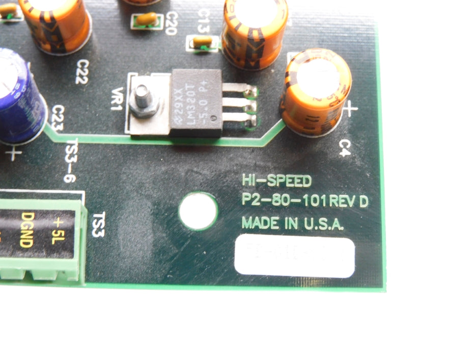 HI-SPEED P2-80-101 REV. D (AS PICTURED) UNMP