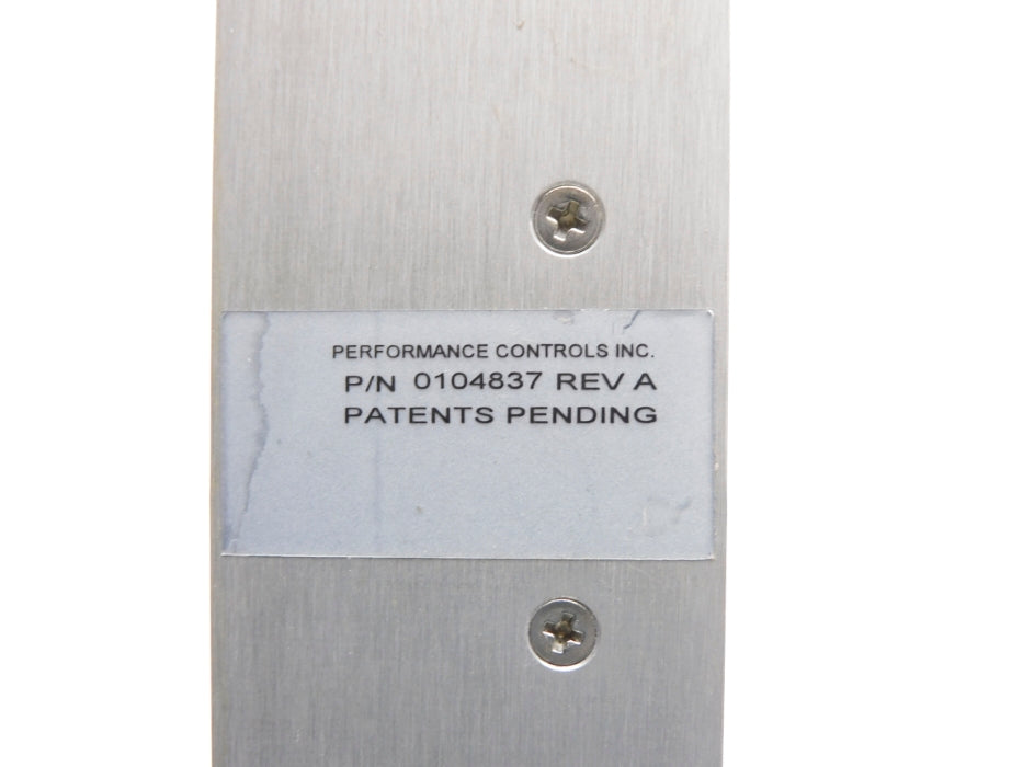 PERFORMANCE CONTROLS 0104837 REV. A UNMP