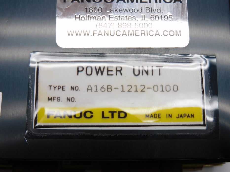 FANUC A16B-1212-0100 UNMP