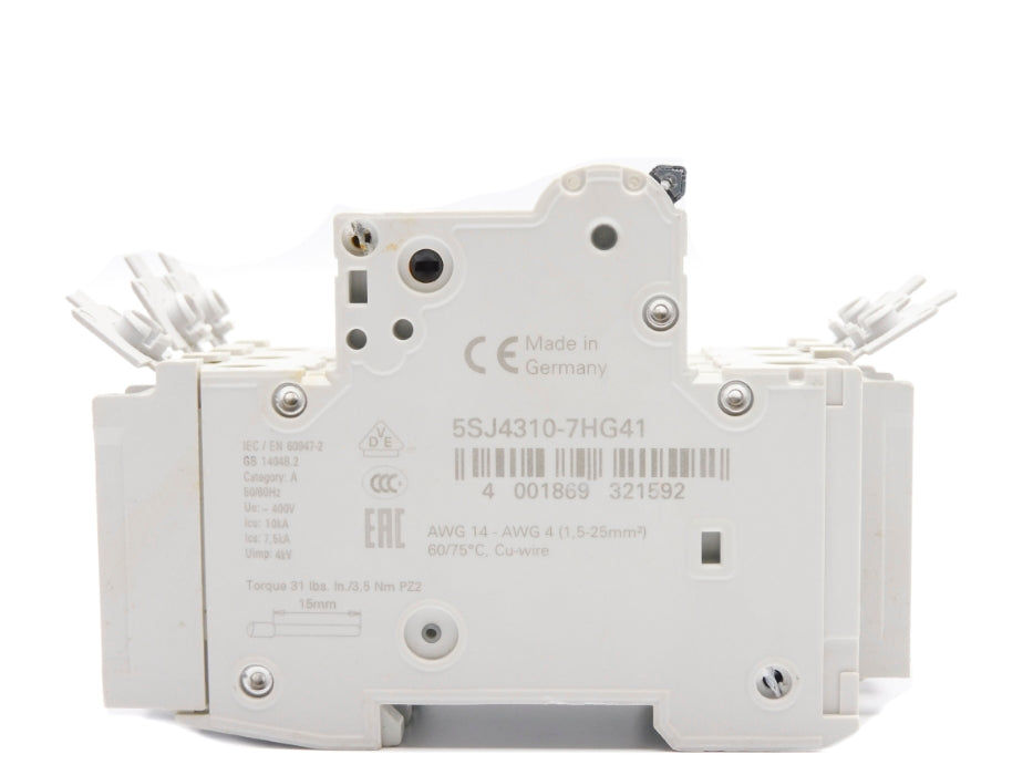 SIEMENS 5SJ4310-7HG41 10A 400V UNMP