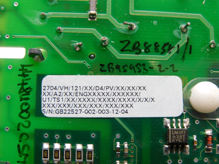 EUROTHERM 2704/VH/121/XX/D4/PV/XX/XX/XX/XX/A2/XX UNMP