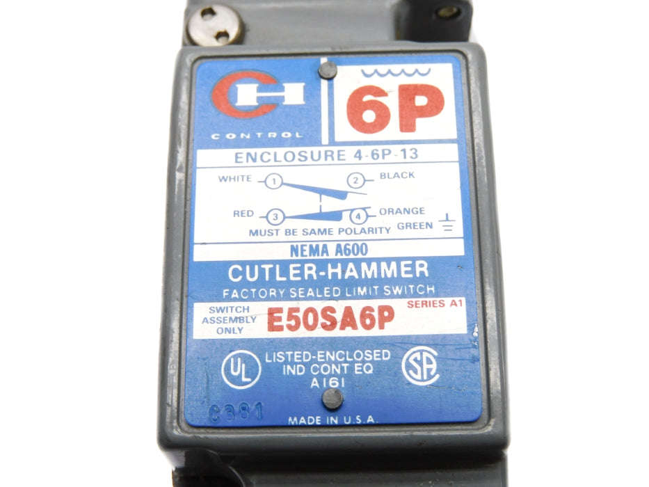 CUTLER HAMMER E50SA6P E50DT2 SER. A1 UNMP