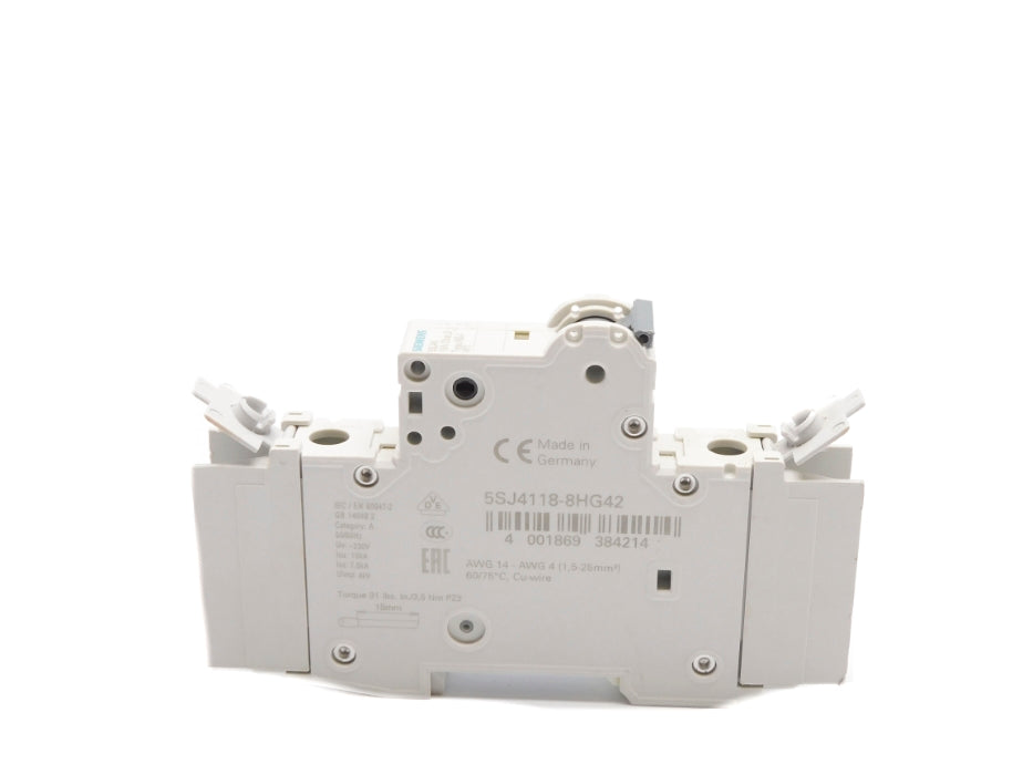 SIEMENS 5SJ4118-8HG42 15A 230V UNMP