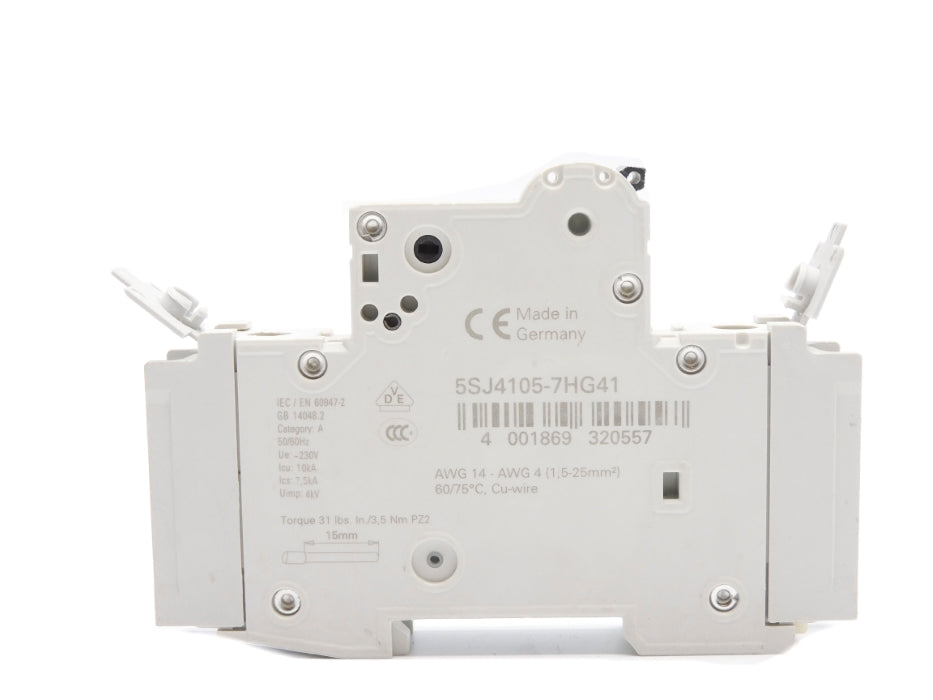 SIEMENS 5SJ4105-7HG41 0.5A 230V UNMP