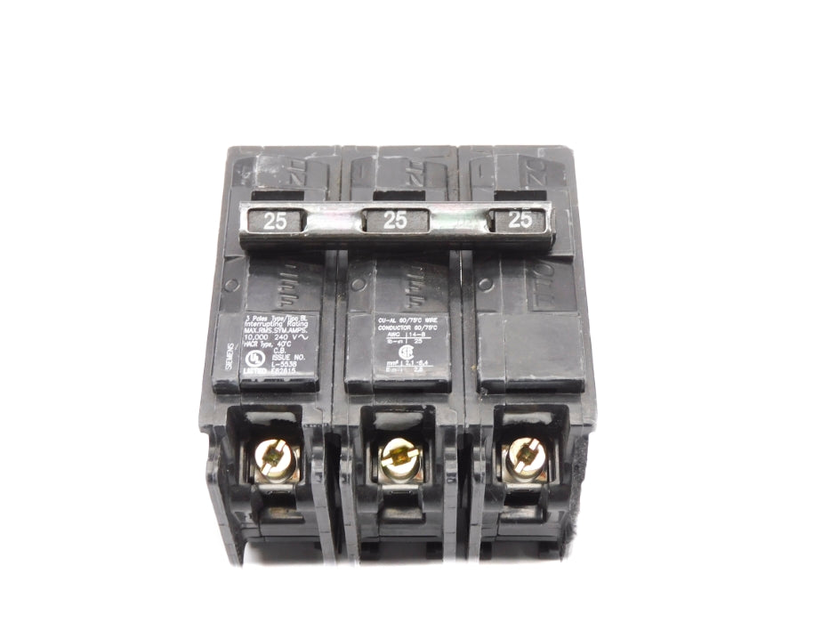 SIEMENS B325 25A 240V UNMP