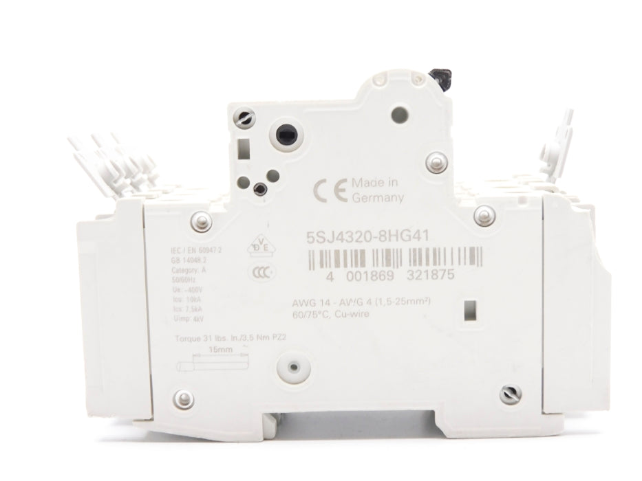 SIEMENS 5SJ4320-8HG41 20A 400V (AS PICTURED) NSNP