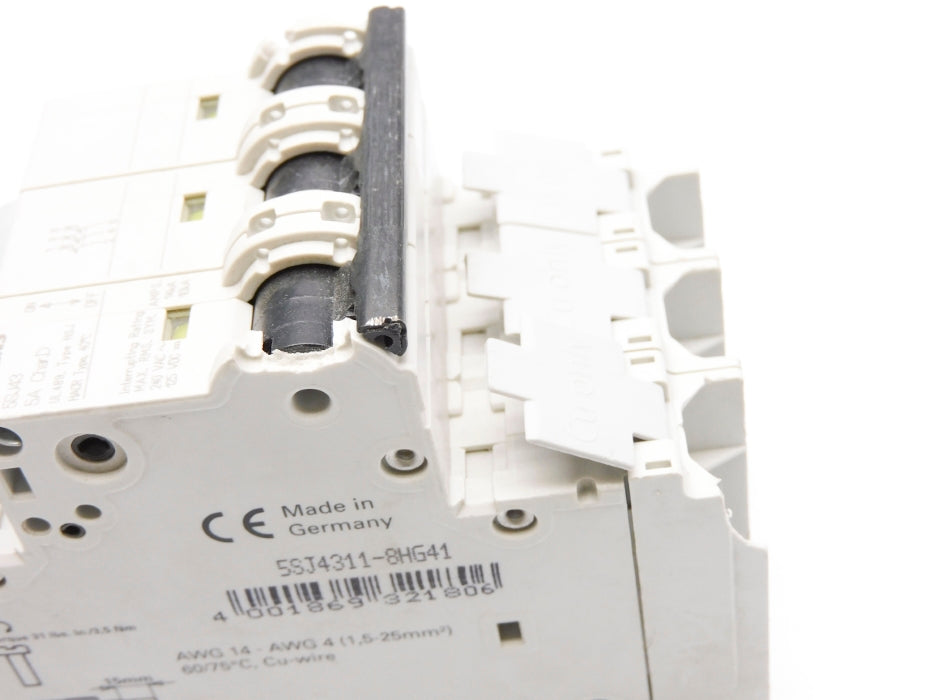 SIEMENS 5SJ4311-8HG41 5A 240VAC/125VDC (AS PICTURED) NSNP