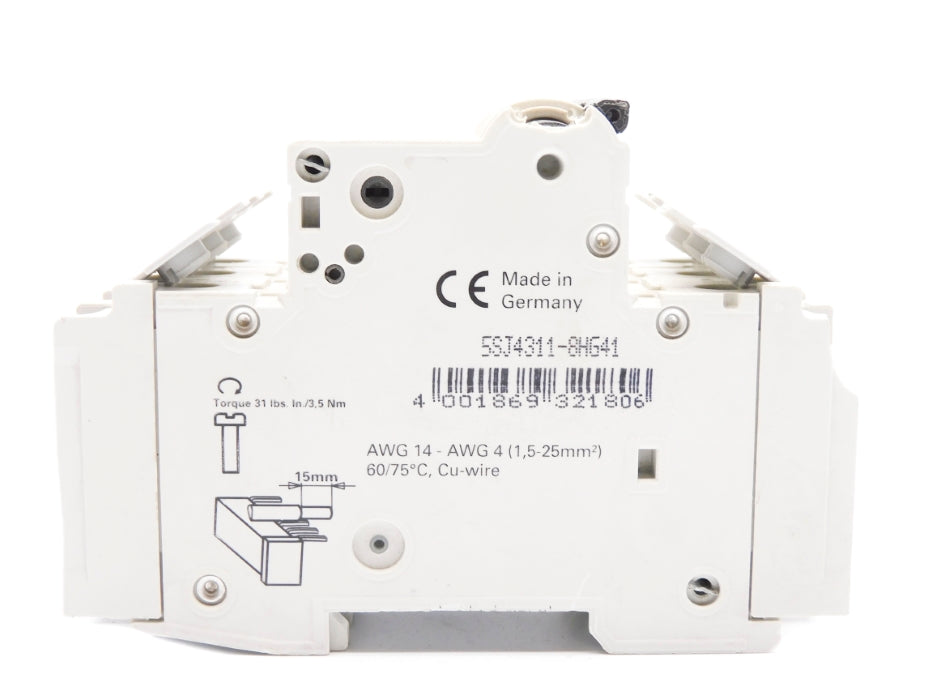 SIEMENS 5SJ4311-8HG41 5A 240VAC/125VDC (AS PICTURED) NSNP