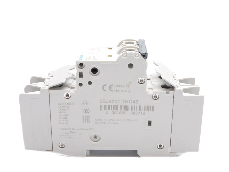 SIEMENS 5SJ4201-7HG42 1A 400V (AS PICTURED) NSNP