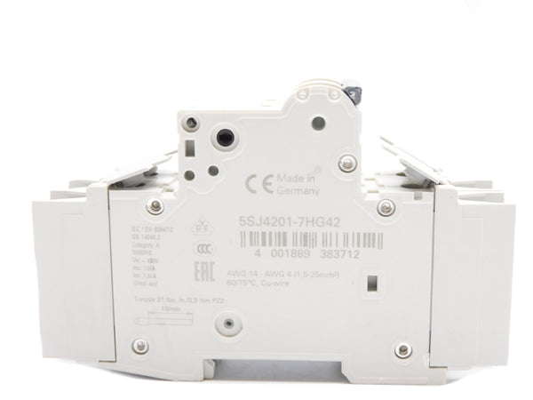 SIEMENS 5SJ4201-7HG42 1A 400V (AS PICTURED) NSNP
