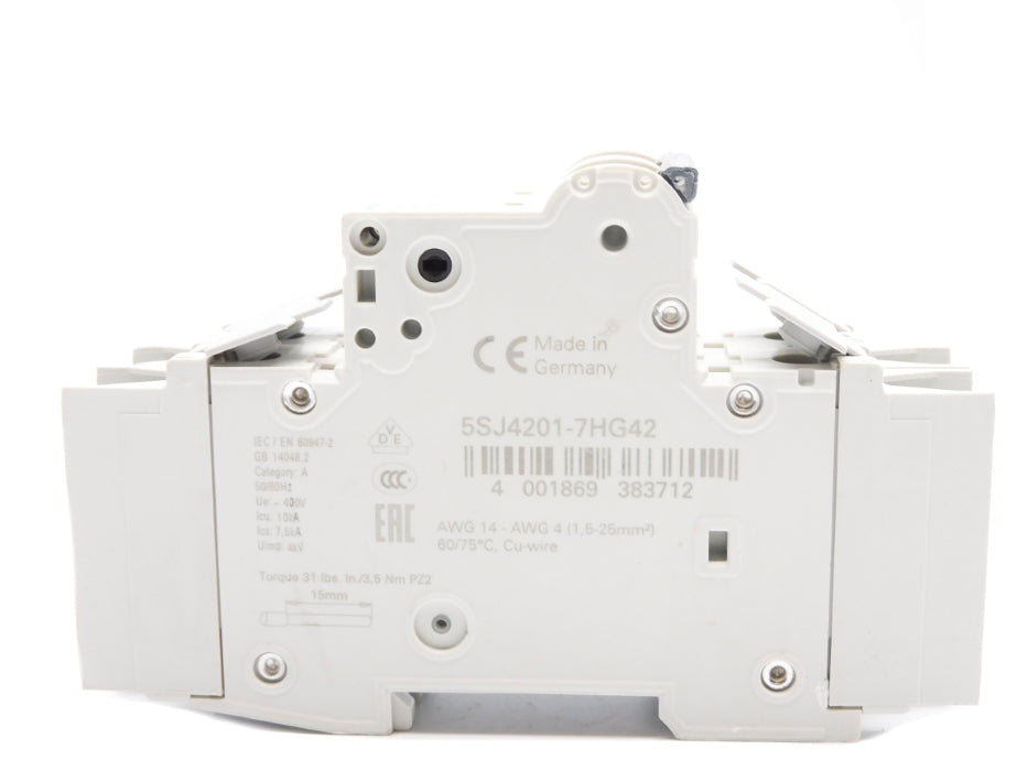 SIEMENS 5SJ4201-7HG42 1A 400V (AS PICTURED) NSNP