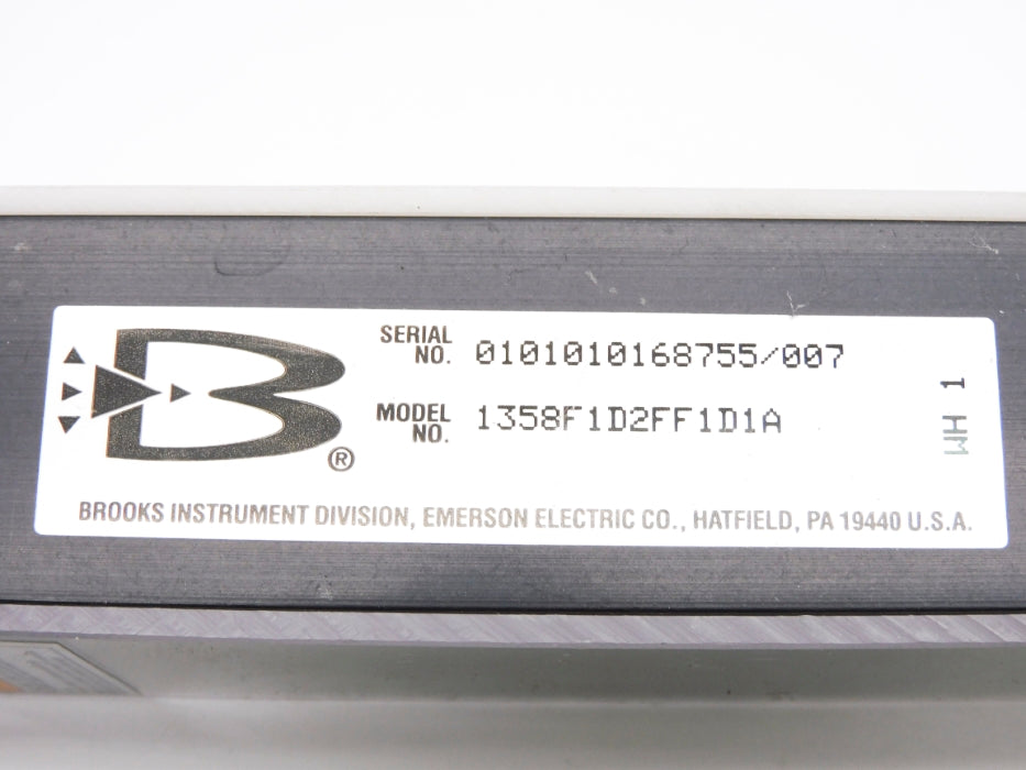 BROOKS INSTRUMENT 1358F1D2FF1D1A 1.51-15.1SCFM 0PSIG NSNP